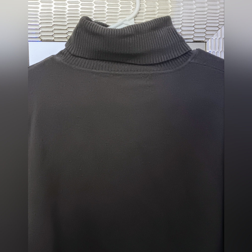 Long Sleeve Solid Turtle Neck Sweater. Classic St… - image 8